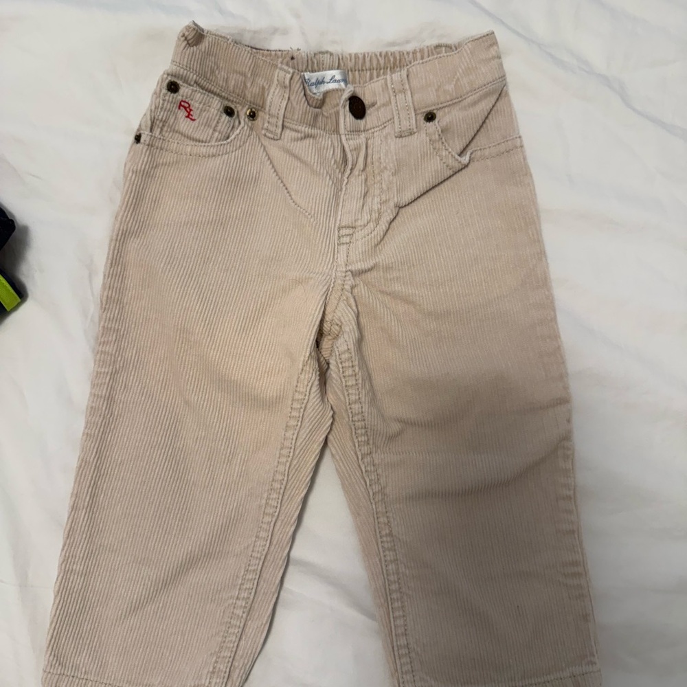 Polo by Ralph Lauren Kids Tan Corduroy Pants